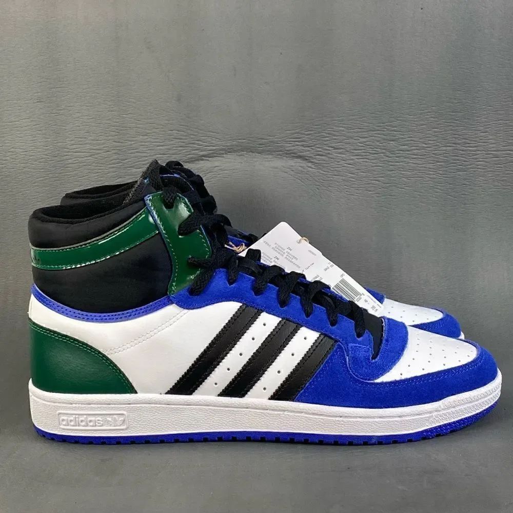 Adidas Top Ten RB 'Lucid Blue Green' sneakers mens size 11.5
